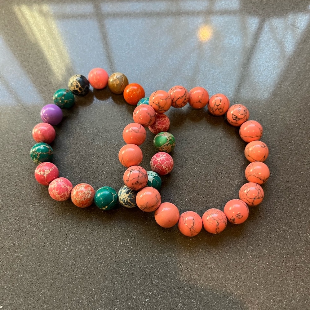 Colorful Beaded Bracelet Set